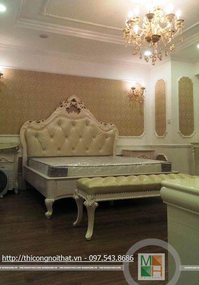 Thi công nội thất tân cổ điển chung cư Times City