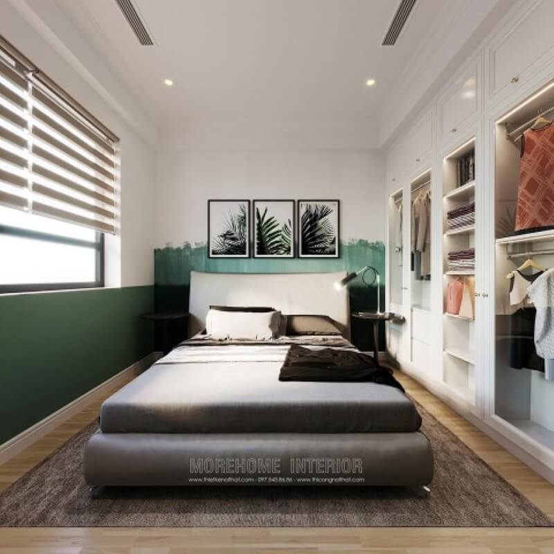 Thiết kế nội thất phòng ngủ chung cư để tạo ra sự đẹp và ấn tượng.